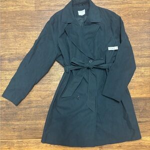 Amazon Essentials Women's Black Trench Coat